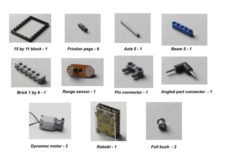 Explore the essential materials needed to build the HoopMaster gaming bot, a fun and interactive project powered by Roboki. This DIY robotics project utilizes motors, proximity sensors, and various robotic components, making it an ideal activity for young engineers interested in STEM learning, robotics skills development, and creative play.